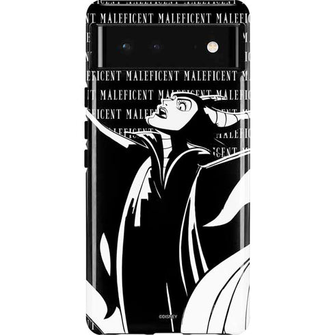 Disney Villains Maleficent Black and White Pixel Cases
